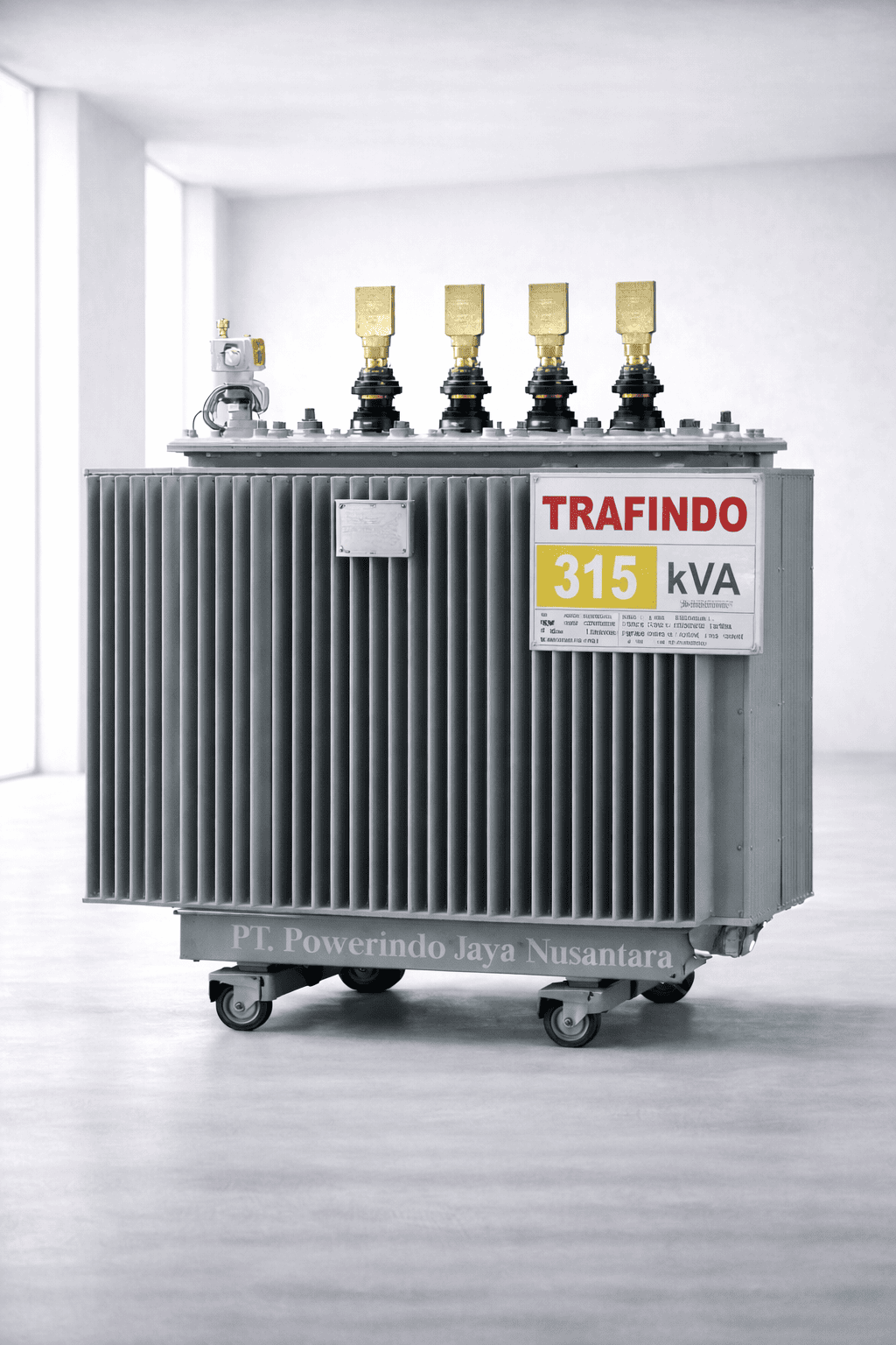 Trafo Distribusi 3P 315kVA 20kV/400V ; Dyn5 ; Trafindo / BnD