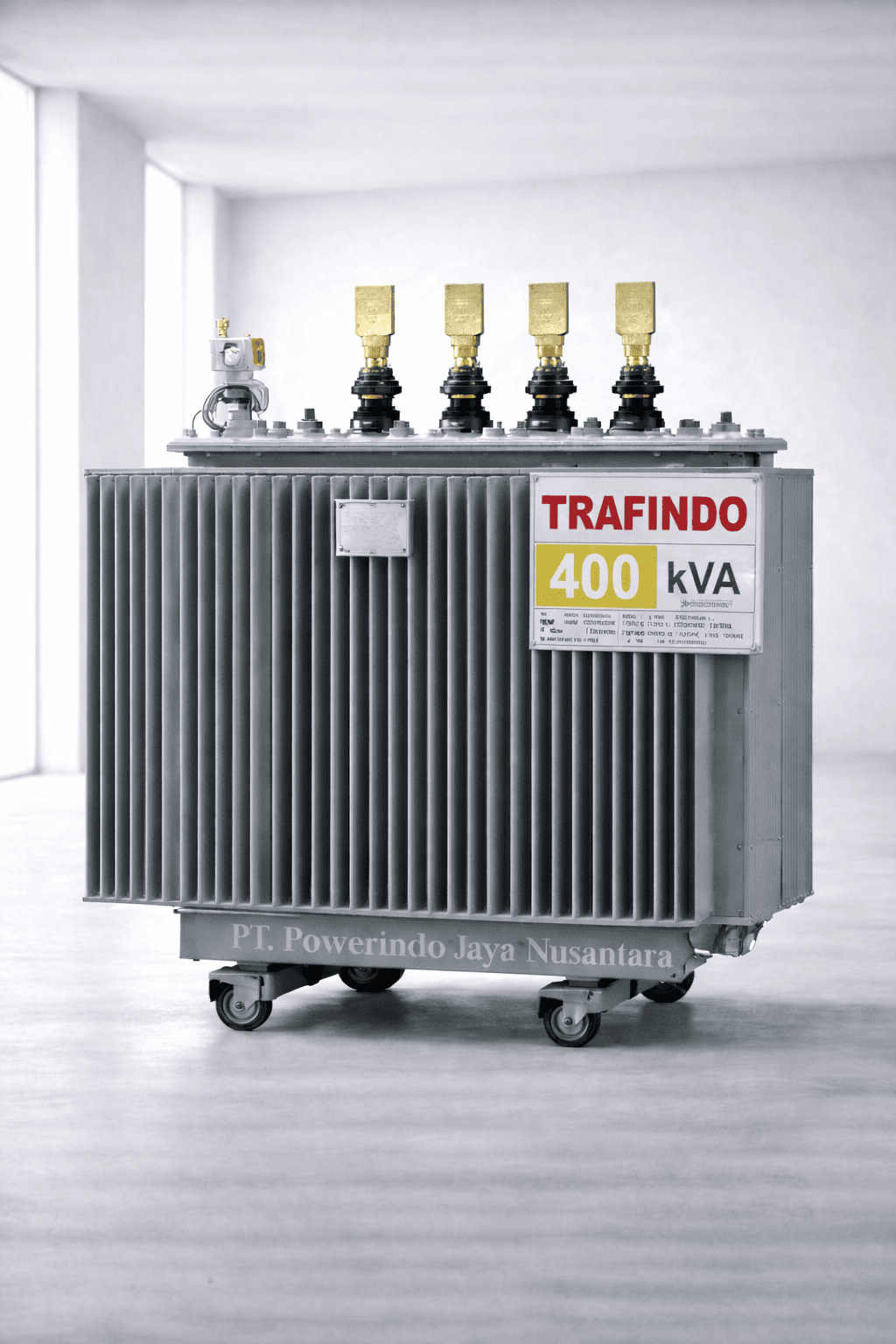 Trafo Distribusi 3P 400kVA 20kV/400V ; Dyn5 ; Trafindo / BnD