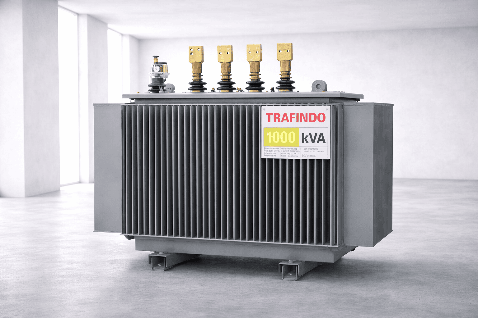 Trafo Distribusi 3P 1000kVA 20kV/400V ; Dyn5 ; Trafindo / BnD