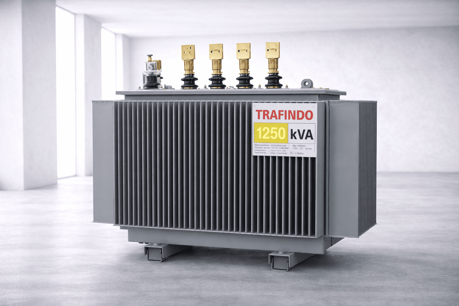 Trafo Distribusi 3P 1250kVA 20kV/400V ; Dyn5 ; Trafindo / BnD