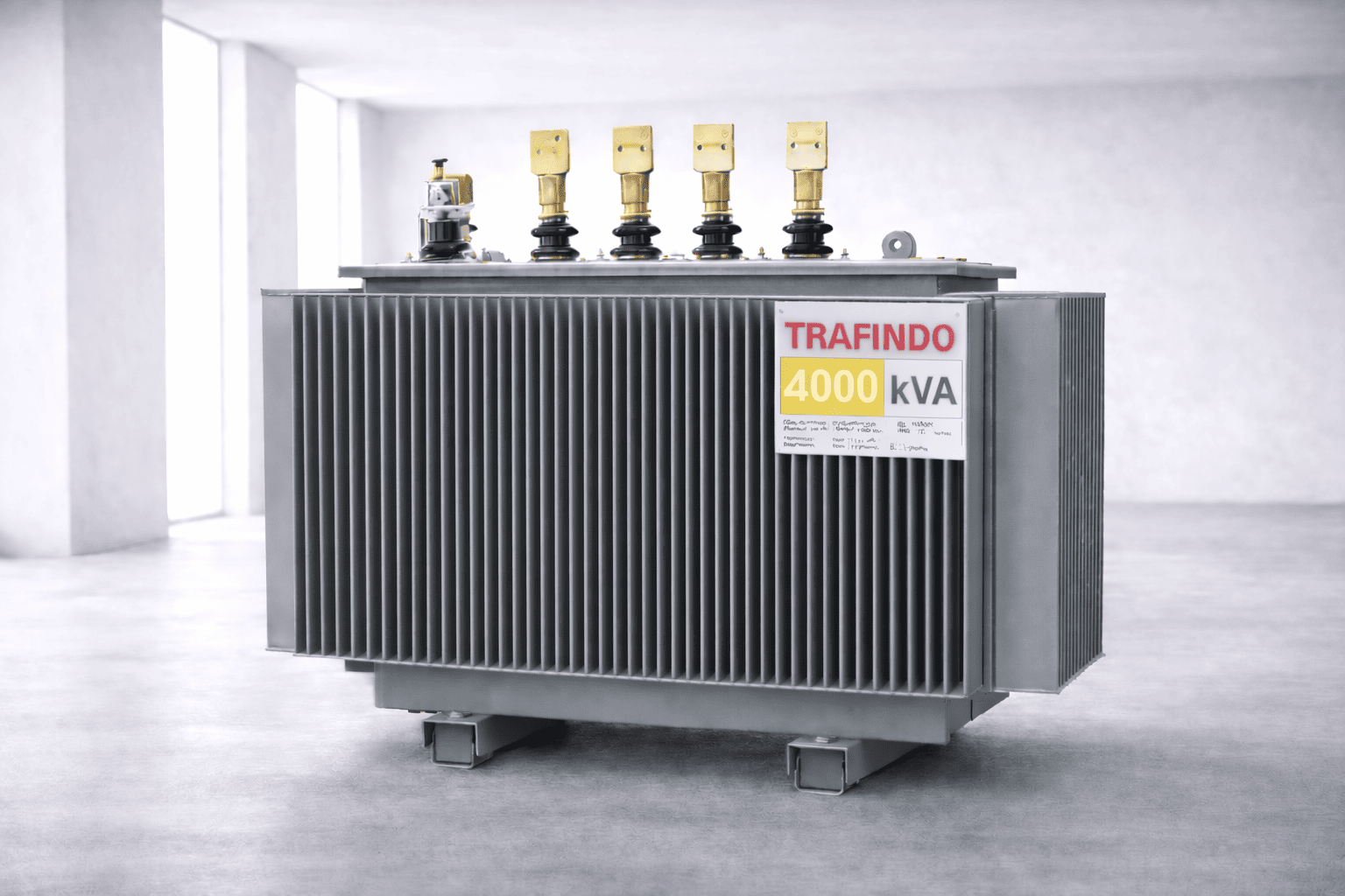 Trafo Distribusi 3P 4000kVA 20kV/400V ; Dyn5 ; Trafindo / BnD